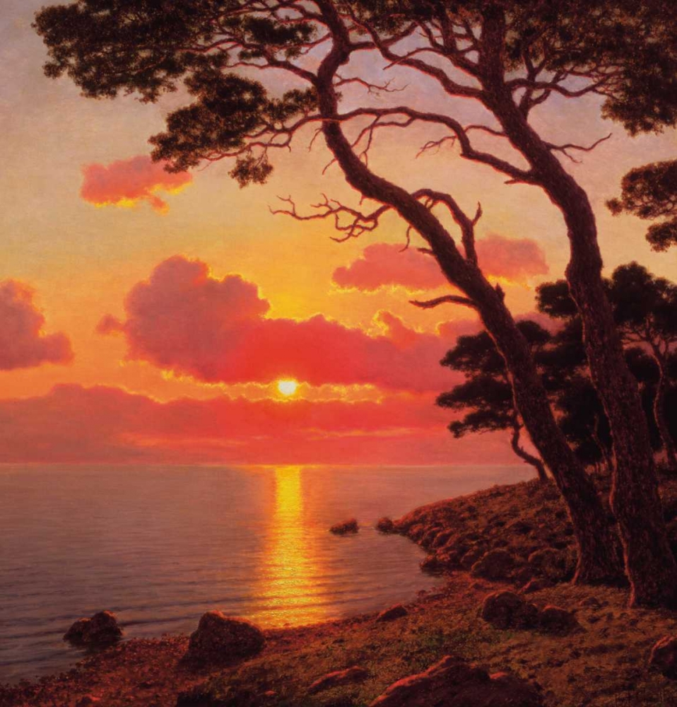 Calme de Soir Cote d Azur art print by Ivan Choultse for $57.95 CAD