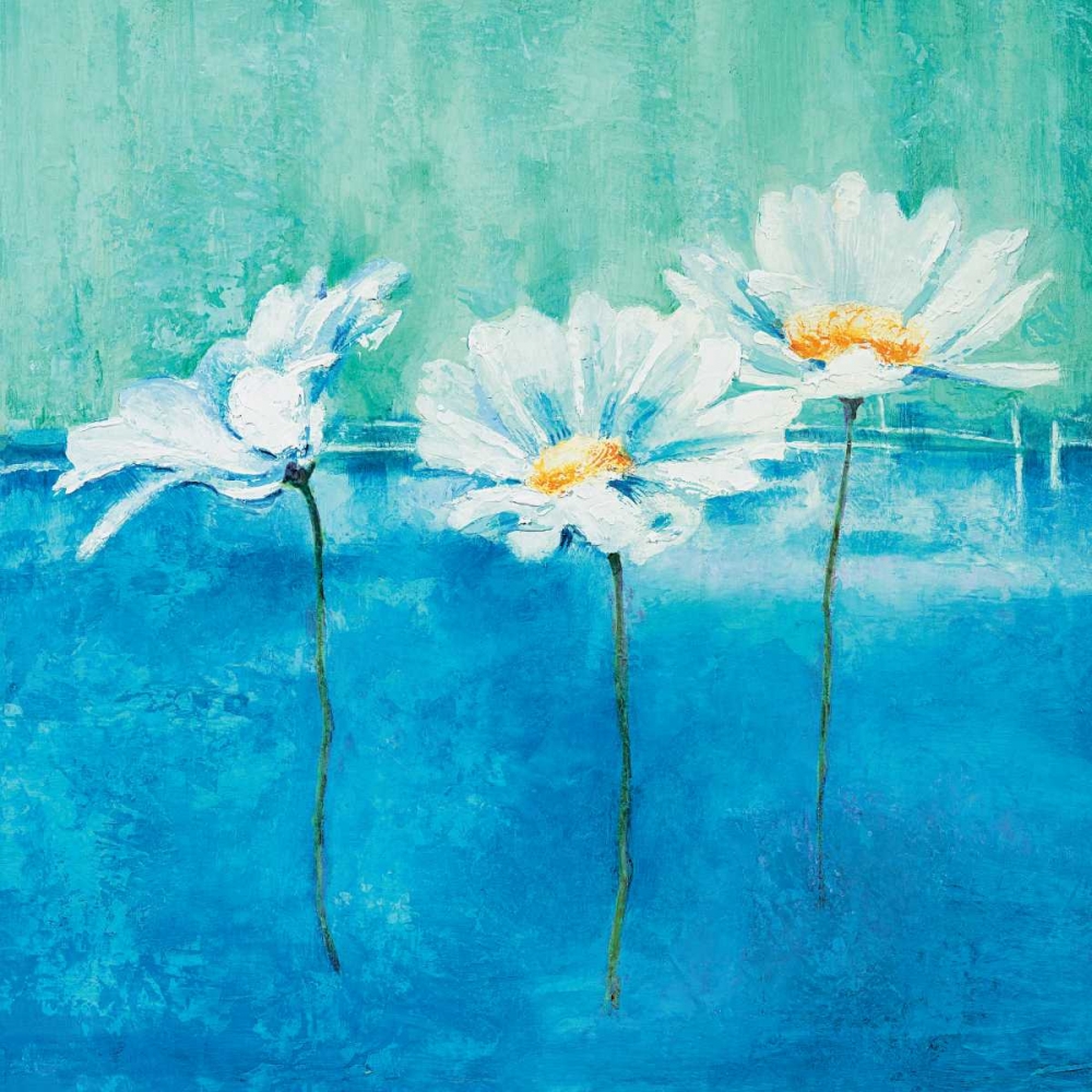 Fleurs d azur I art print by Isabelle Herbert for $57.95 CAD