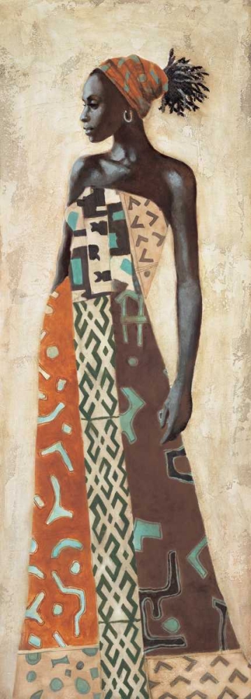 Femme Africaine IV art print by Jacques Leconte for $57.95 CAD