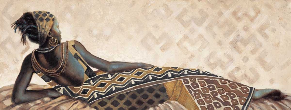 Femme Africaine V art print by Jacques Leconte for $57.95 CAD