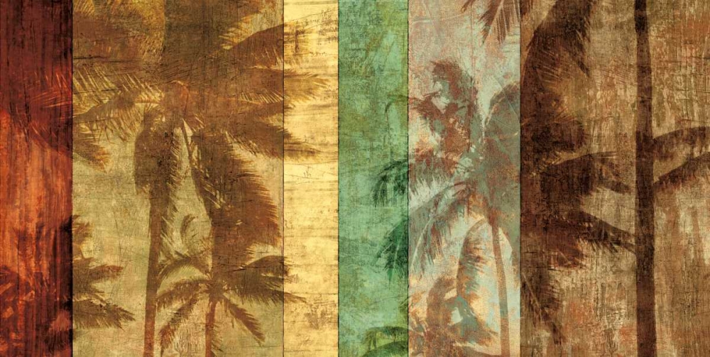 Palm Shadows II art print by John Seba for $57.95 CAD