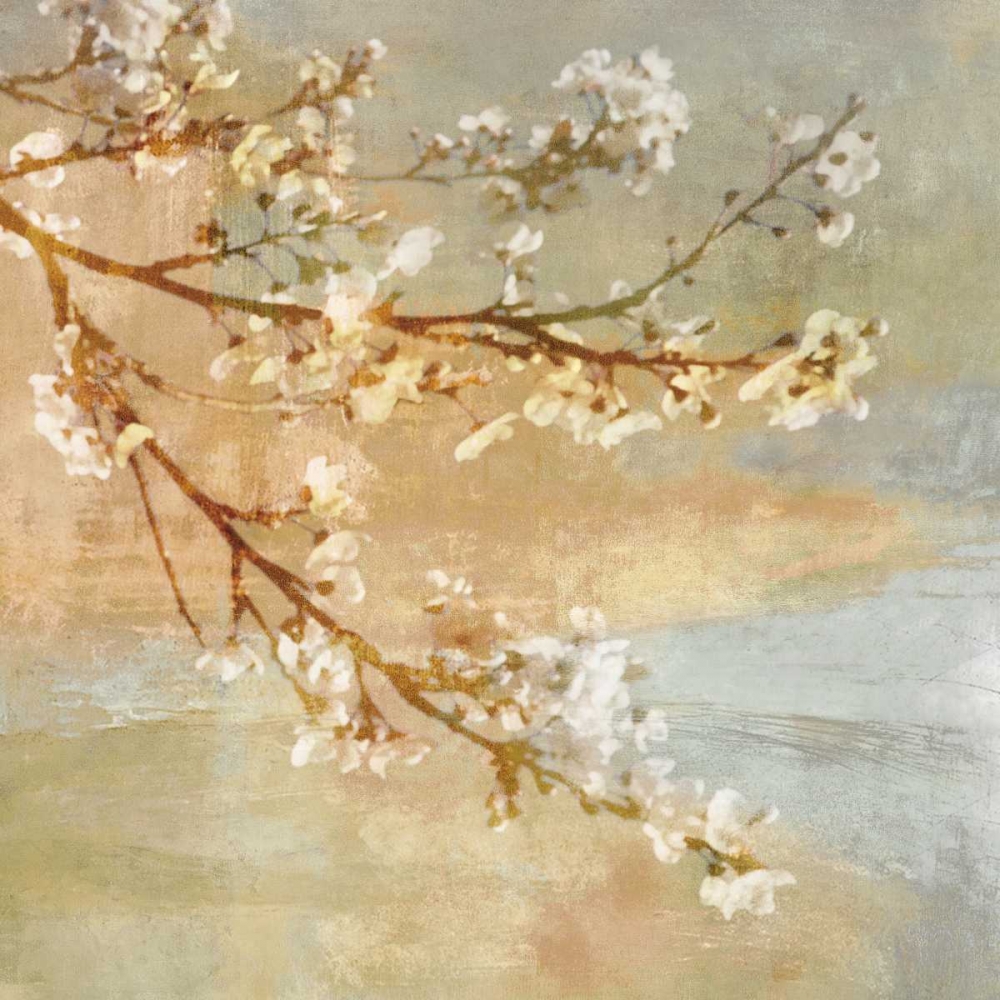 Blossoms OnThe Pond I art print by John Seba for $57.95 CAD