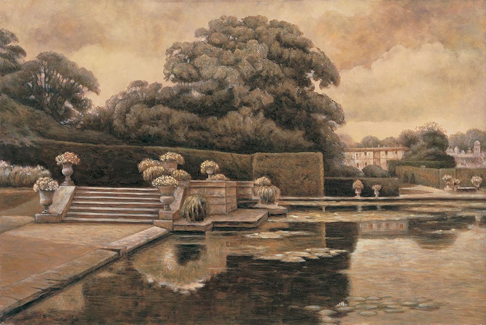 Classical Garden II art print by Isabelle Collins for $57.95 CAD