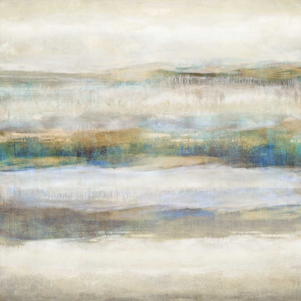 Linear Motion Aqua art print by Jaden Blake for $57.95 CAD