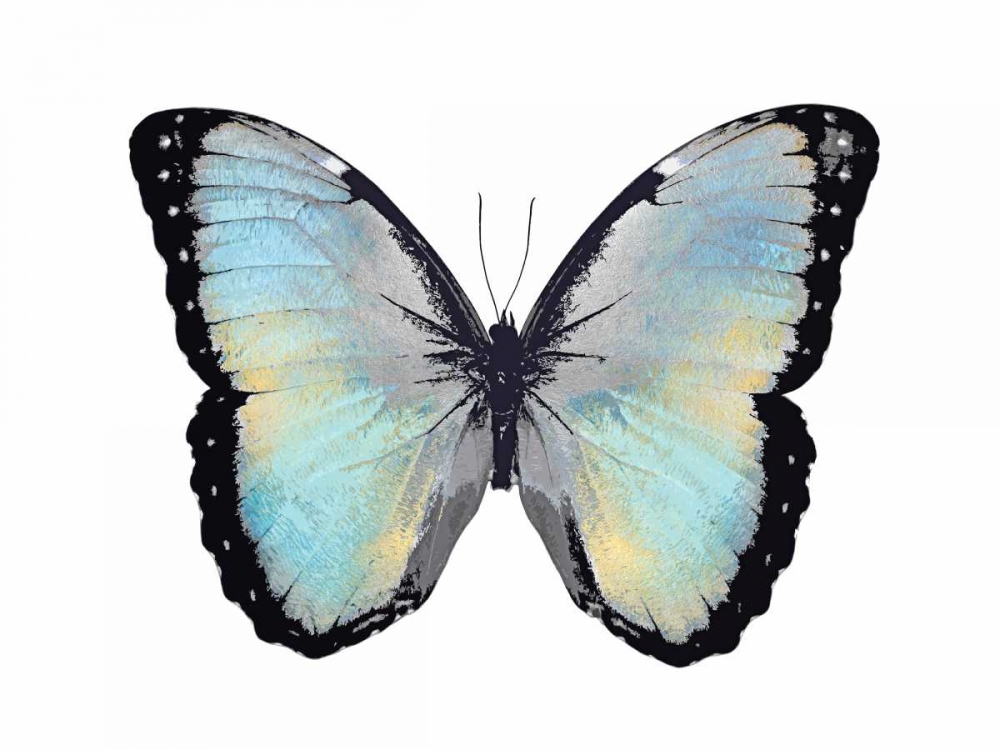 Blue Hue Butterfly art print by Julia Bosco for $57.95 CAD