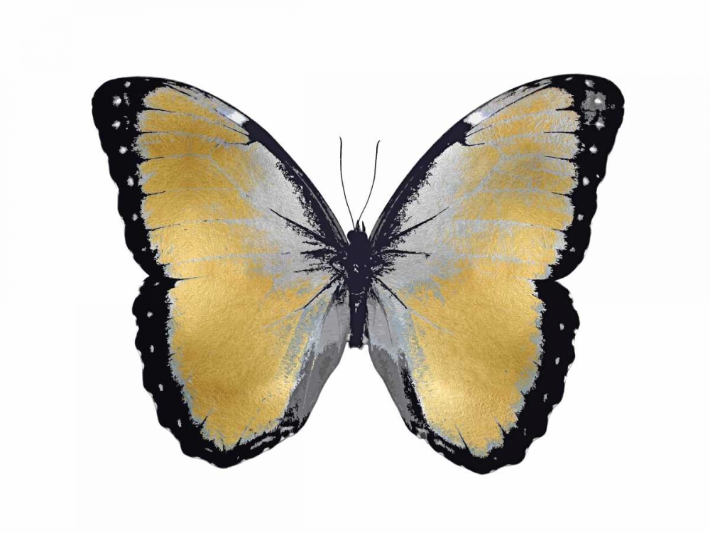 Butterfly in Metallic I art print by Julia Bosco for $57.95 CAD
