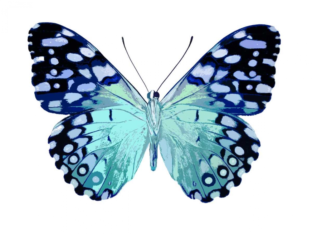 Butterfly in Metallic II art print by Julia Bosco for $57.95 CAD
