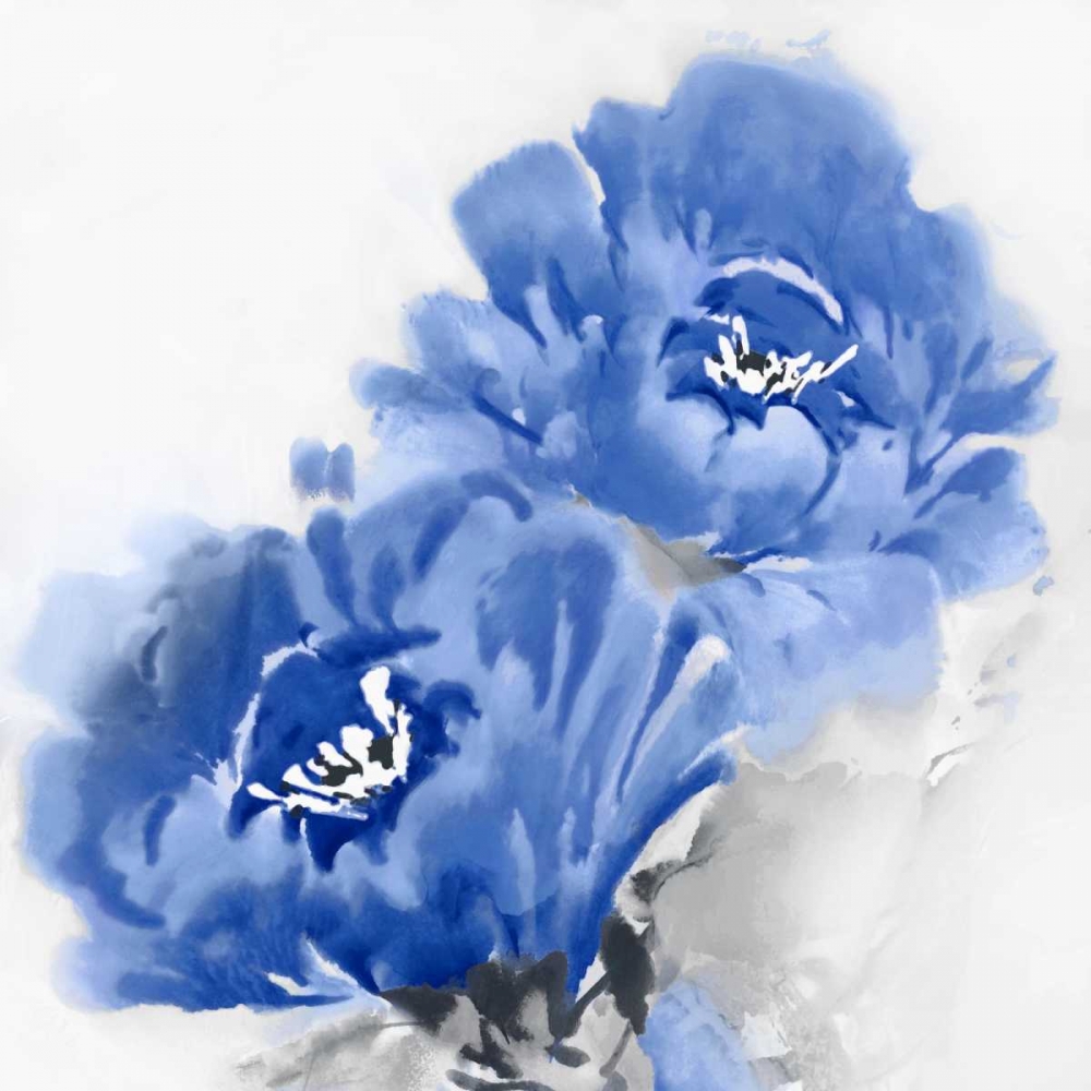 Flower Bloom in Indigo II art print by Jesse Stevens for $57.95 CAD
