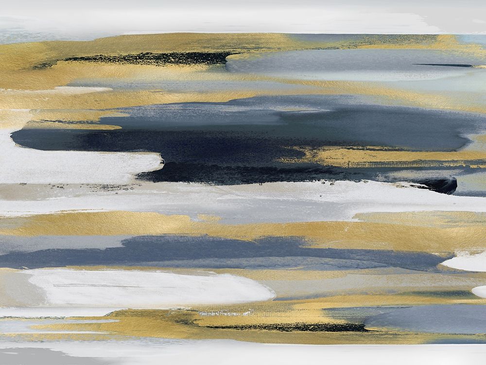 Beyond in Blue and Gold II art print by Jackie Hanson for $57.95 CAD