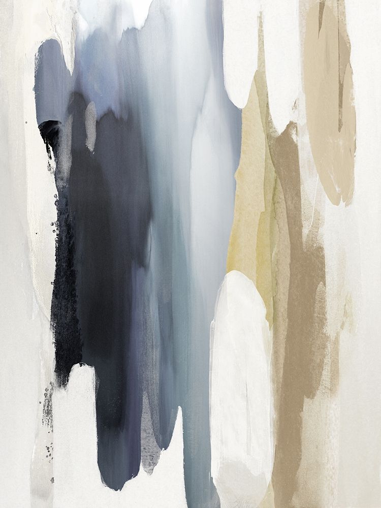 Converge Blue and Tan art print by Jackie Hanson for $57.95 CAD