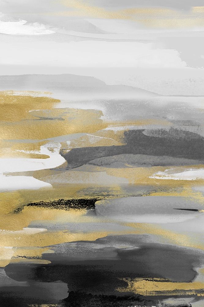 Intuition Black and Gold art print by Jackie Hanson for $57.95 CAD