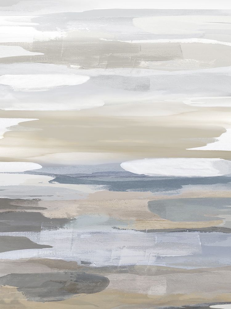 Intuition Blue and Tan art print by Jackie Hanson for $57.95 CAD