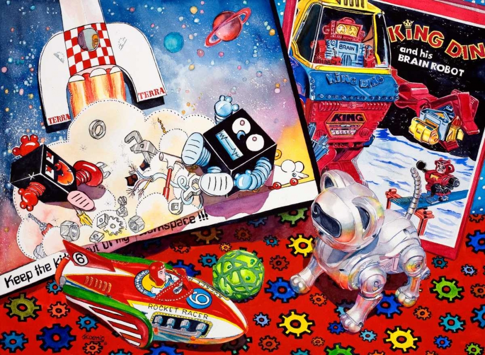 Blast off art print by Judy Koenig for $57.95 CAD