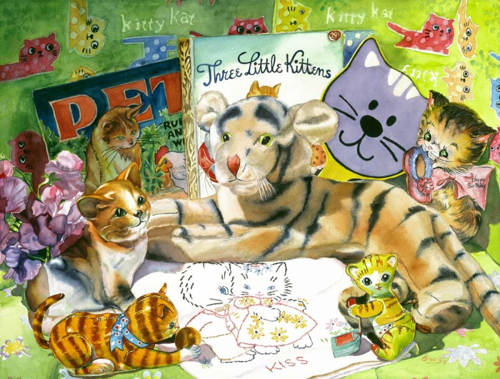 Cat Sonnet art print by Judy Koenig for $57.95 CAD