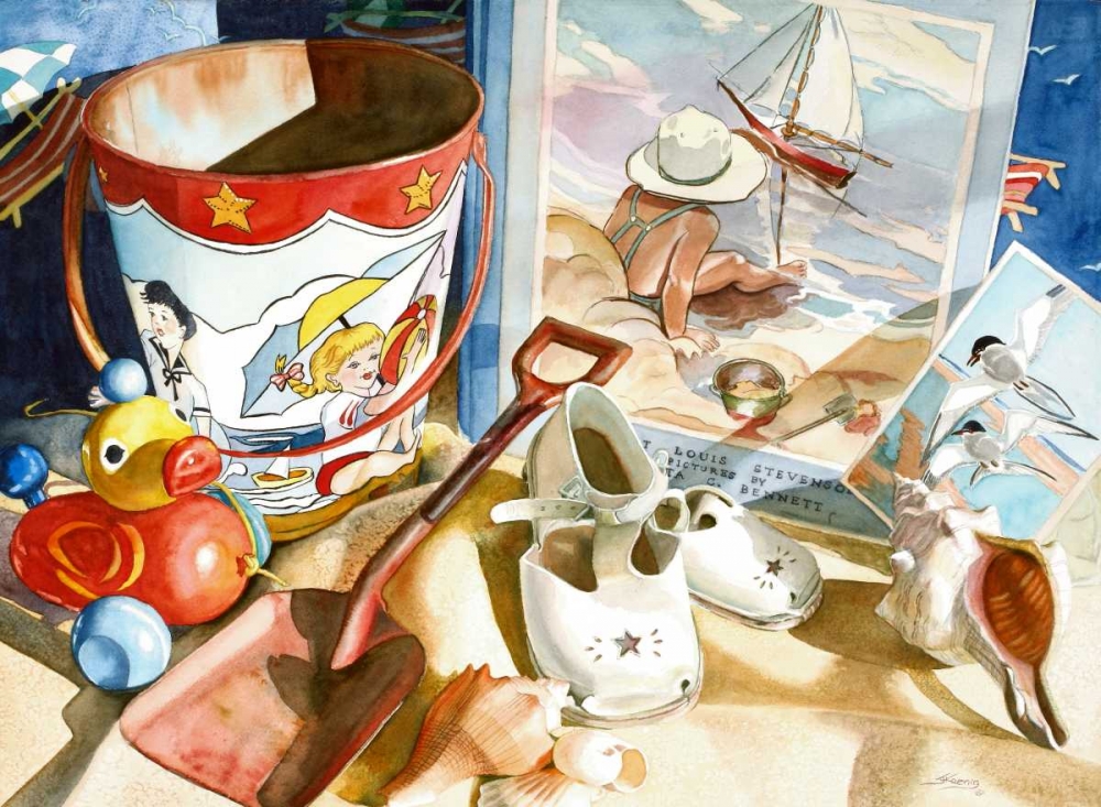 Lazy Daze art print by Judy Koenig for $57.95 CAD