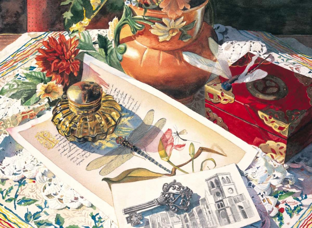 Dragonfly in Amber art print by Judy Koenig for $57.95 CAD