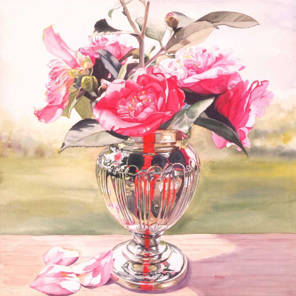 Lady in Red art print by Judy Koenig for $57.95 CAD