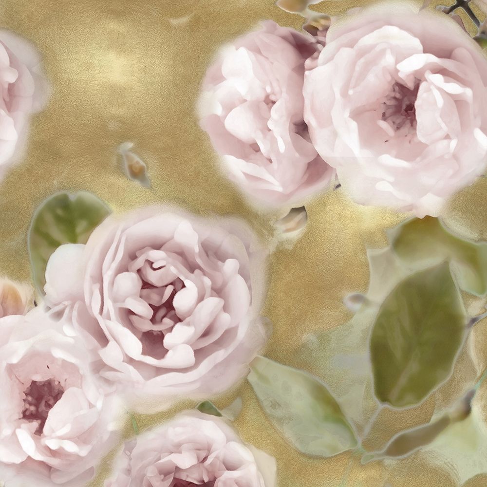 Roses on Gold I art print by Joanna Lane for $57.95 CAD