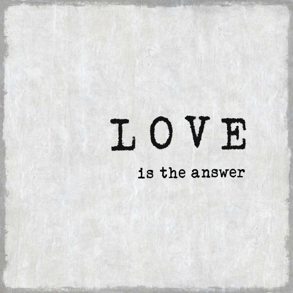 Love Is The Answer art print by Jamie MacDowell for $57.95 CAD