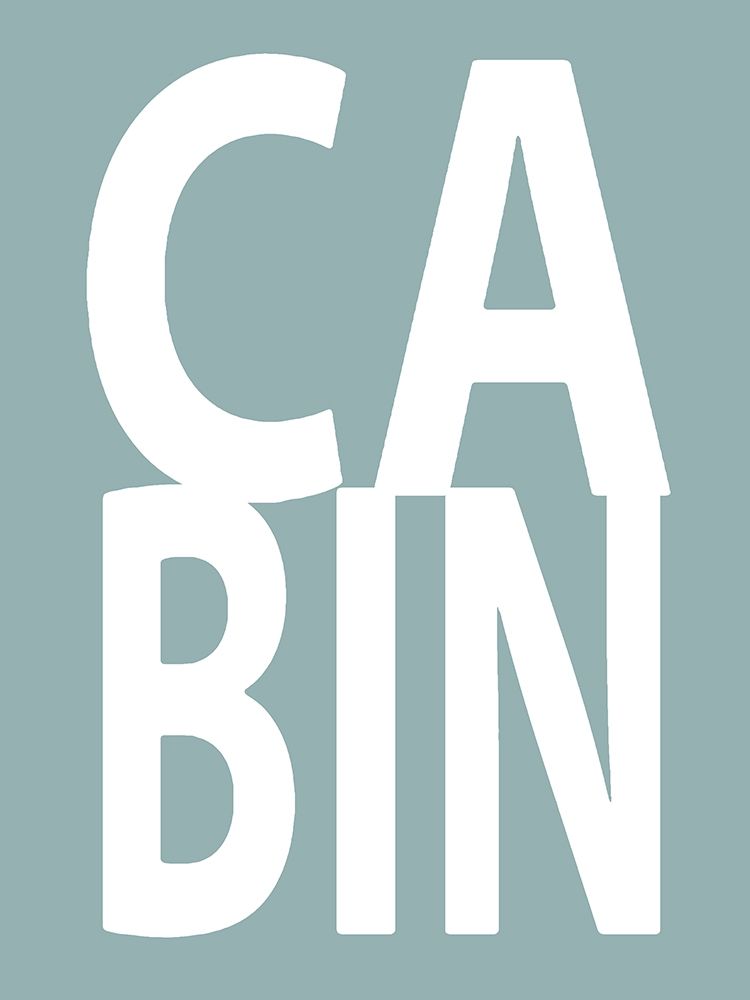 Cabin Aqua art print by Jamie MacDowell for $57.95 CAD