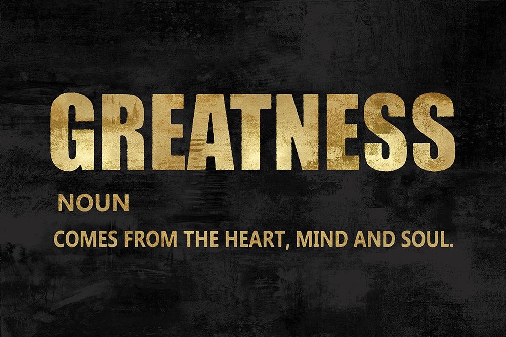 Greatness in Gold art print by Jamie MacDowell for $57.95 CAD