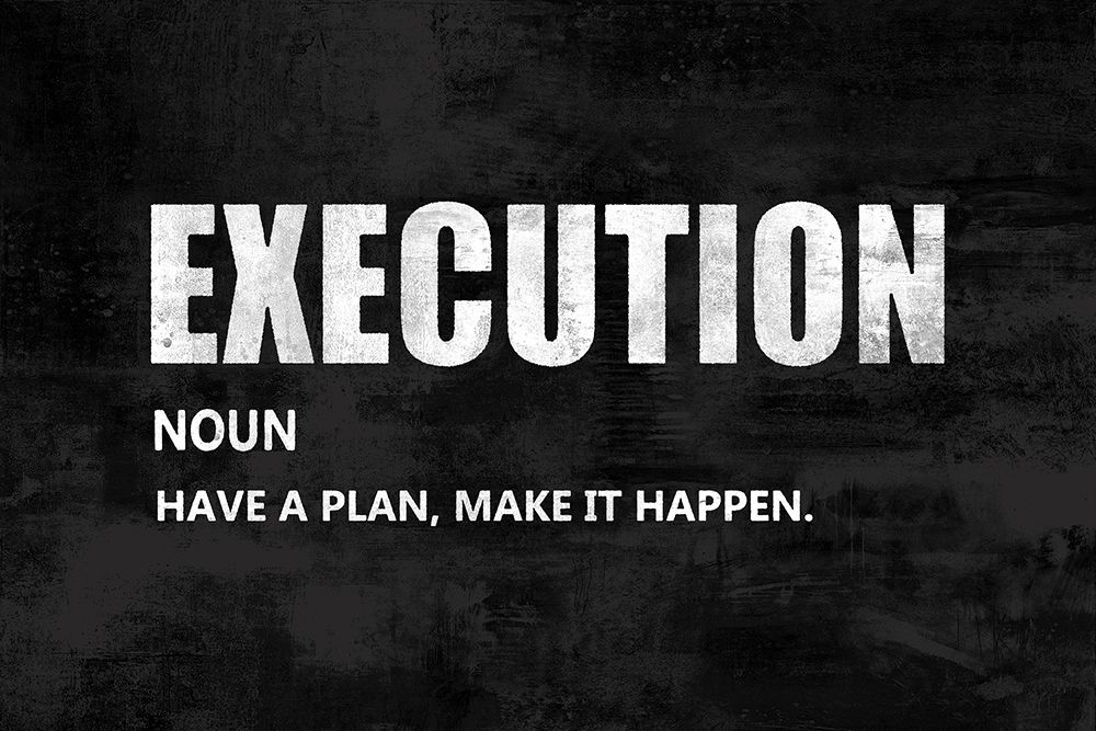 Execution on Black art print by Jamie MacDowell for $57.95 CAD