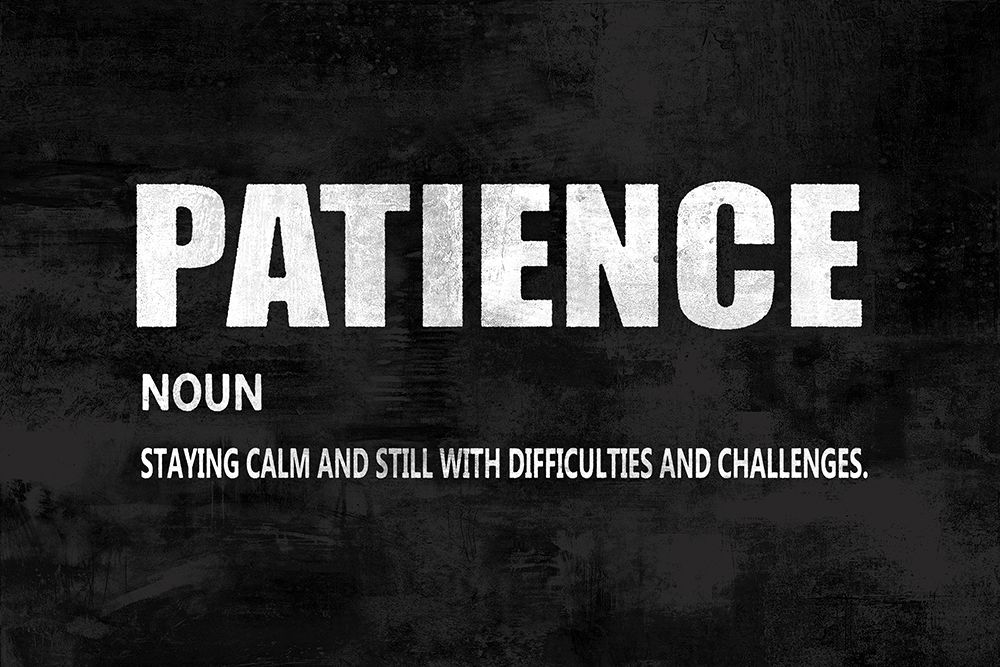 Patience on Black art print by Jamie MacDowell for $57.95 CAD