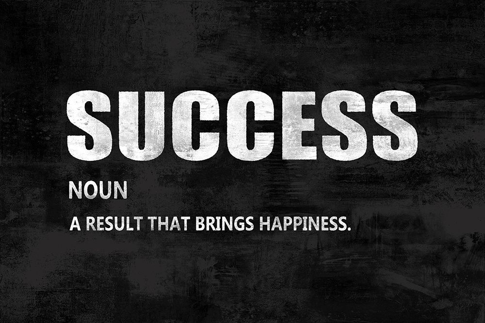 Success on Black art print by Jamie MacDowell for $57.95 CAD