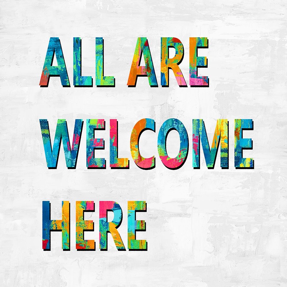 All Are Welcome Here in Color art print by Jamie MacDowell for $57.95 CAD