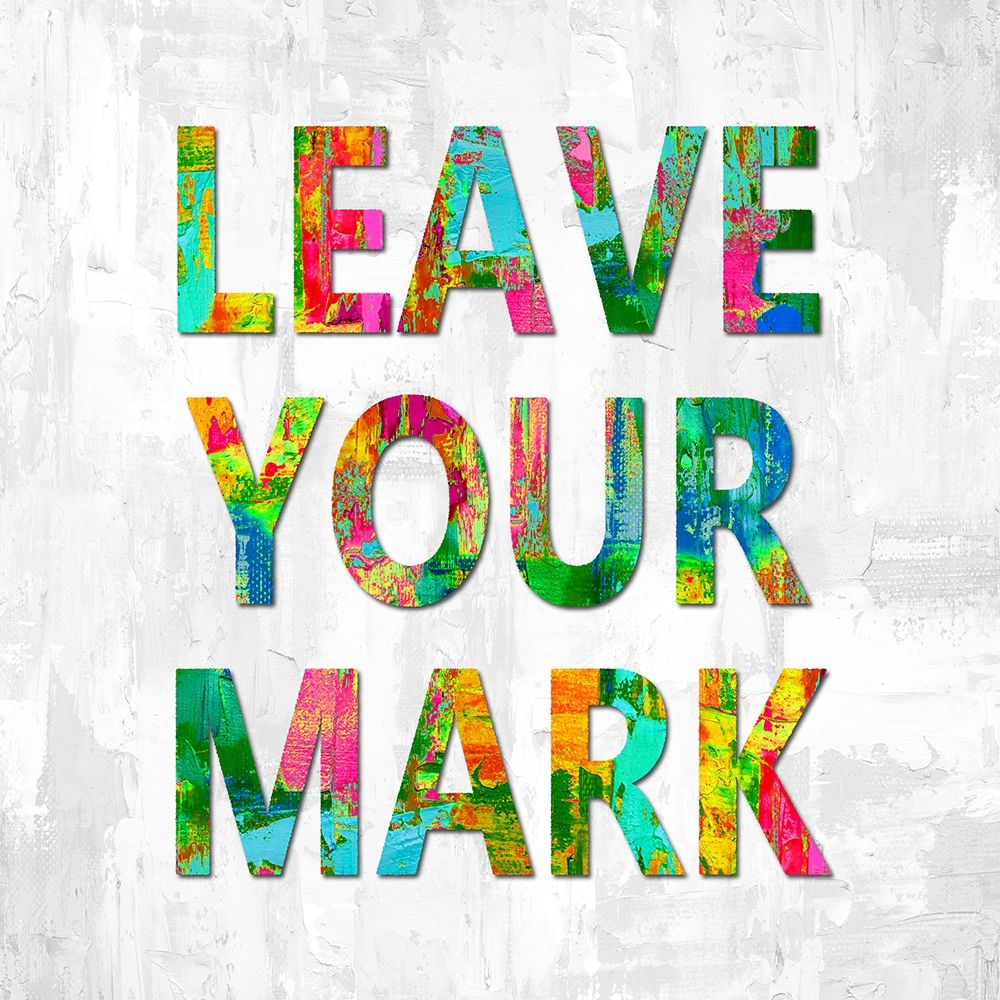 Leave Your Mark Color art print by Jamie MacDowell for $57.95 CAD