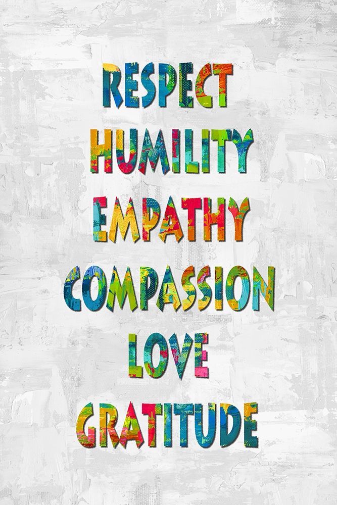 Respect Humility in Color art print by Jamie MacDowell for $57.95 CAD