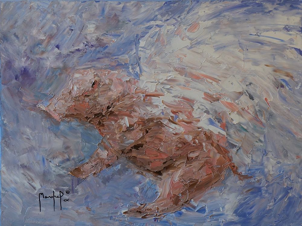 Heavenly Pig art print by Joseph Marshal Foster for $57.95 CAD
