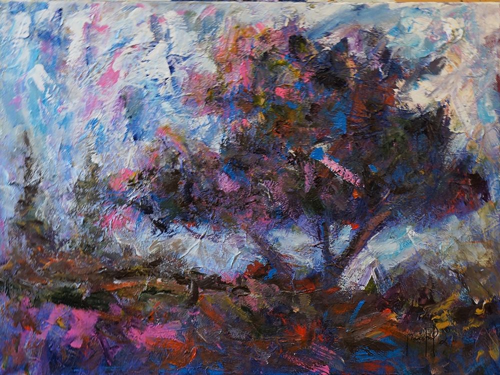 Pastel Tree art print by Joseph Marshal Foster for $57.95 CAD
