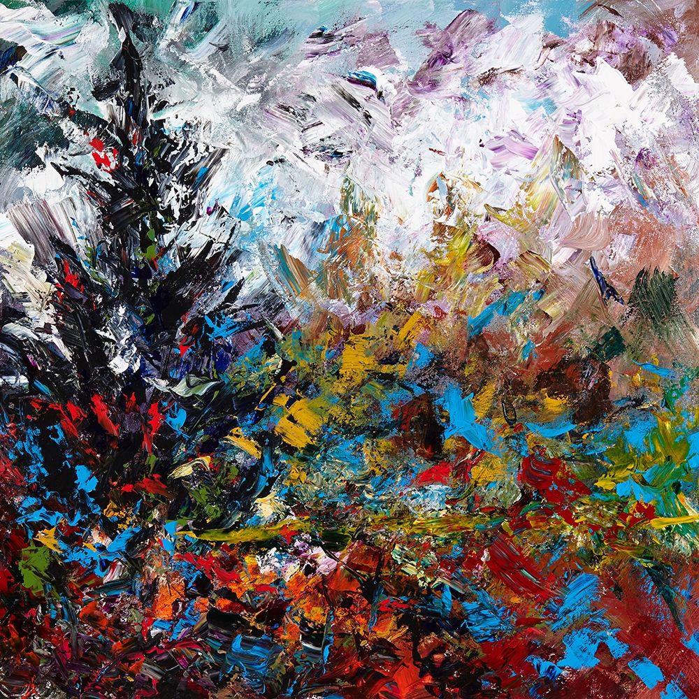 Colorful Winter art print by Joseph Marshal Foster for $57.95 CAD