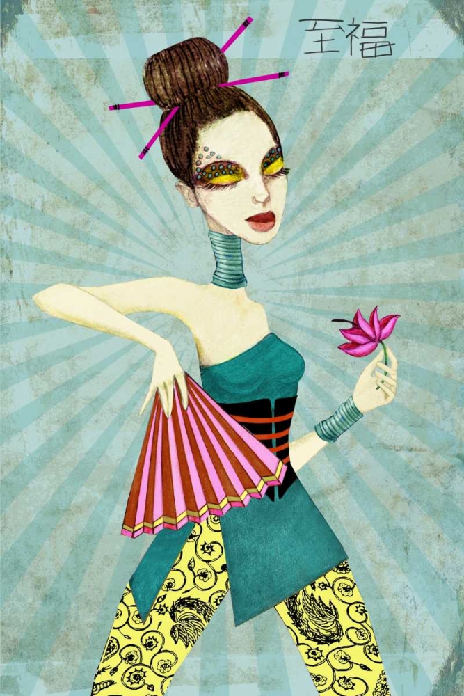 Geisha II art print by Jami Goddess for $57.95 CAD