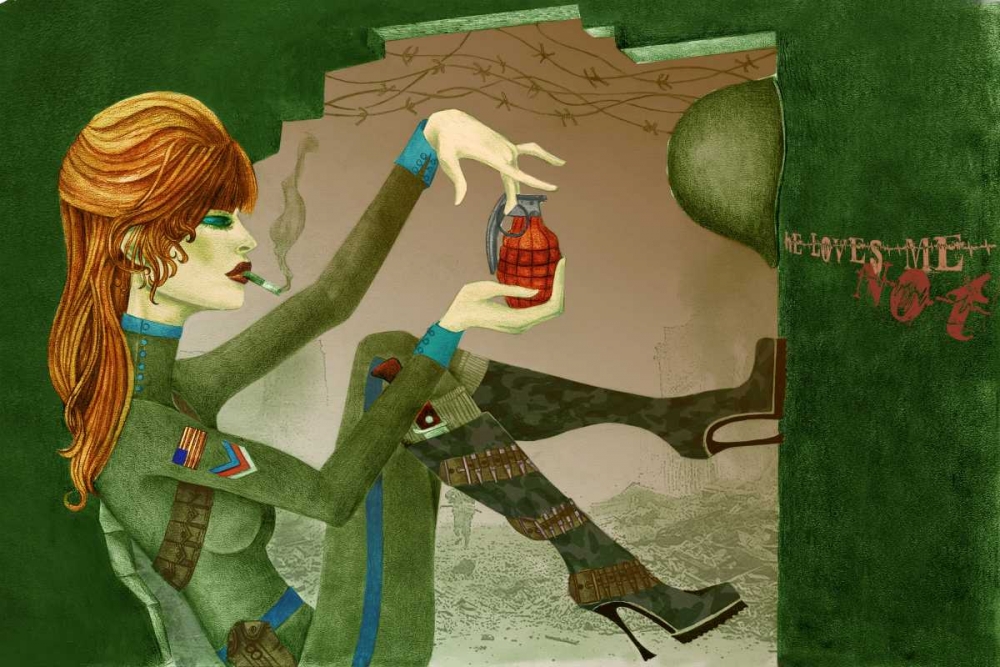 Grenade art print by Jami Goddess for $57.95 CAD