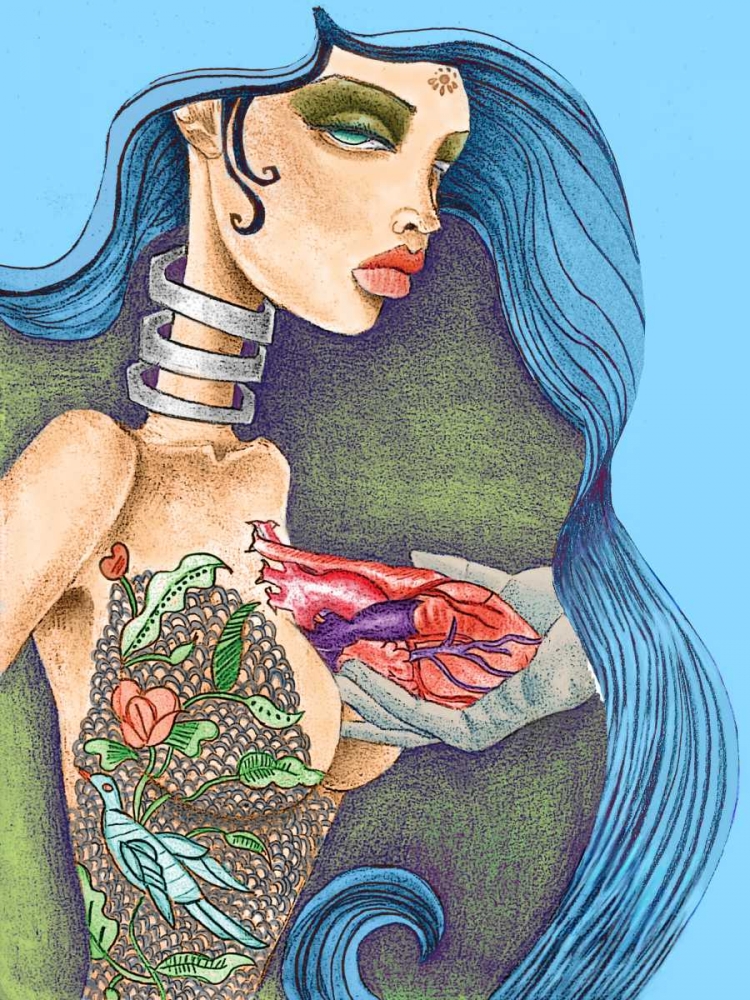 Heart art print by Jami Goddess for $57.95 CAD
