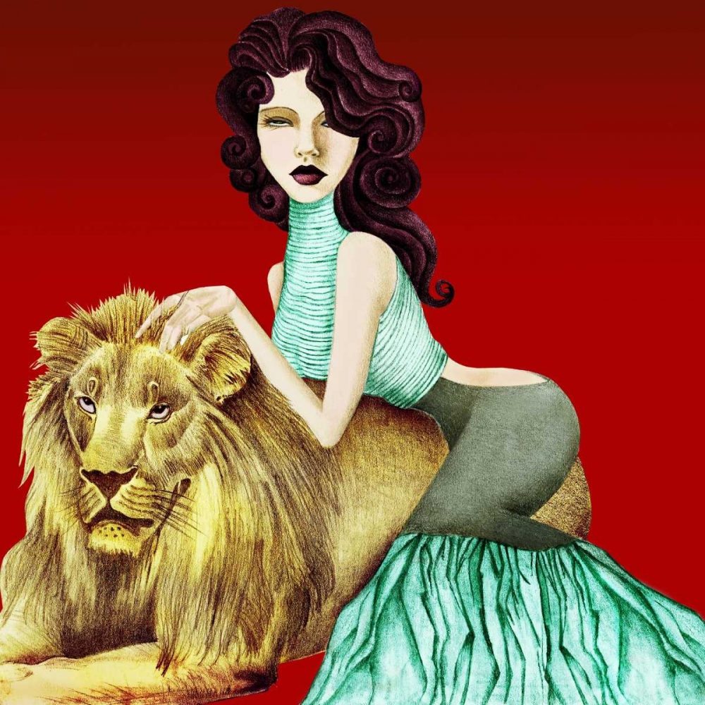 Lion art print by Jami Goddess for $57.95 CAD