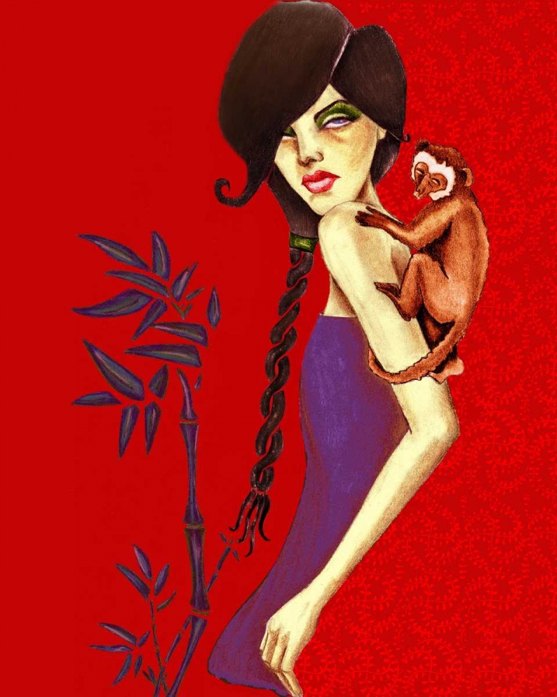 Monkey art print by Jami Goddess for $57.95 CAD