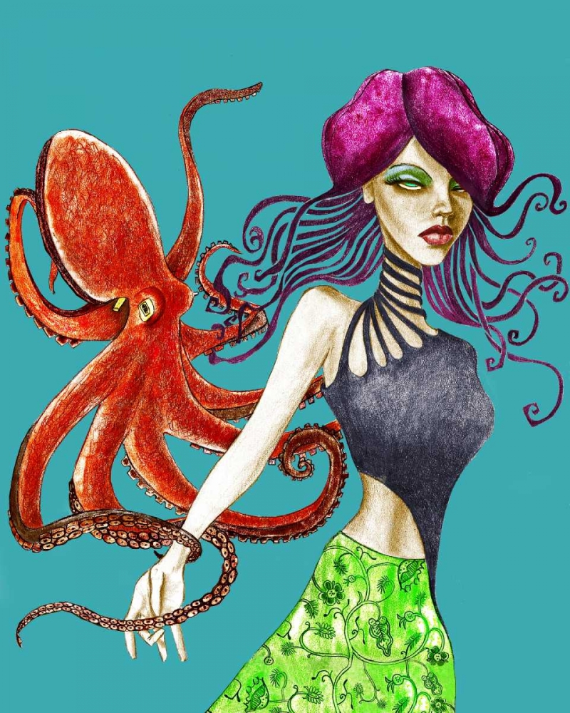 Octopus art print by Jami Goddess for $57.95 CAD