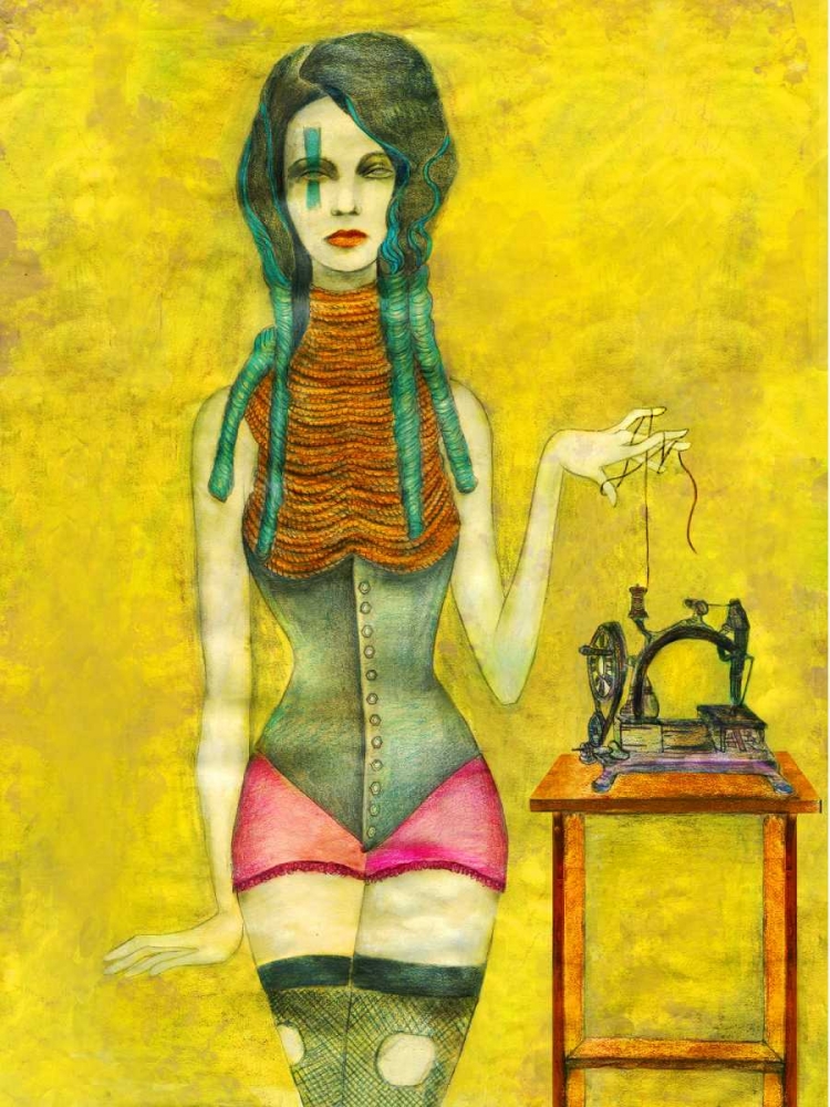 Sewing Machine art print by Jami Goddess for $57.95 CAD