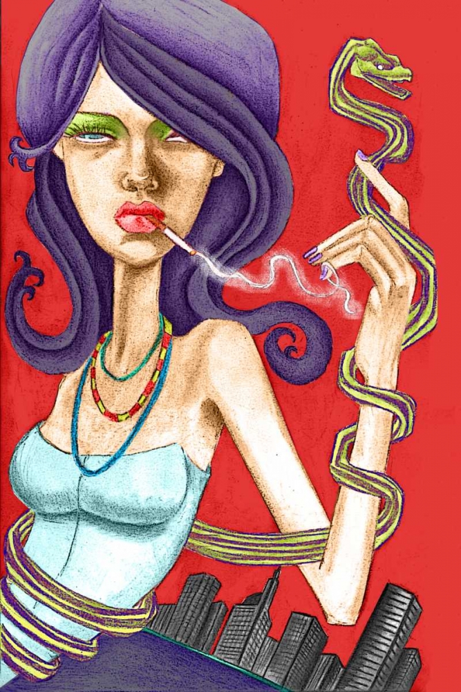 Snake art print by Jami Goddess for $57.95 CAD