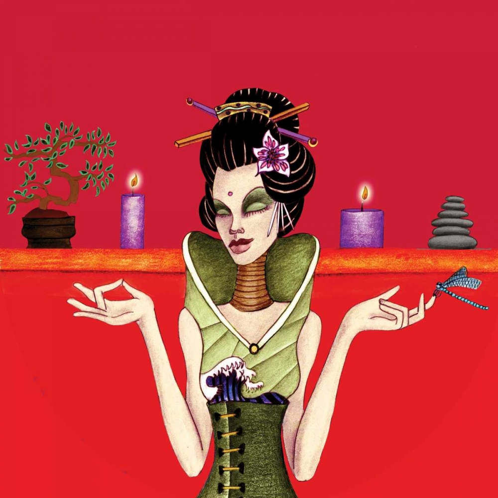 Zen Mistress art print by Jami Goddess for $57.95 CAD