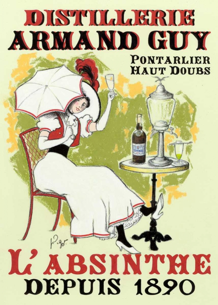 La Dame a l ombrelle art print by Jean Pierre Got for $57.95 CAD