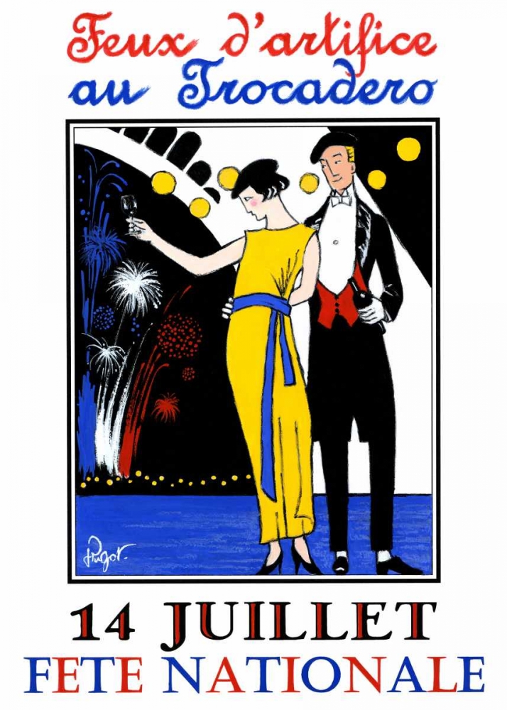 Feux d artifice art print by Jean Pierre Got for $57.95 CAD