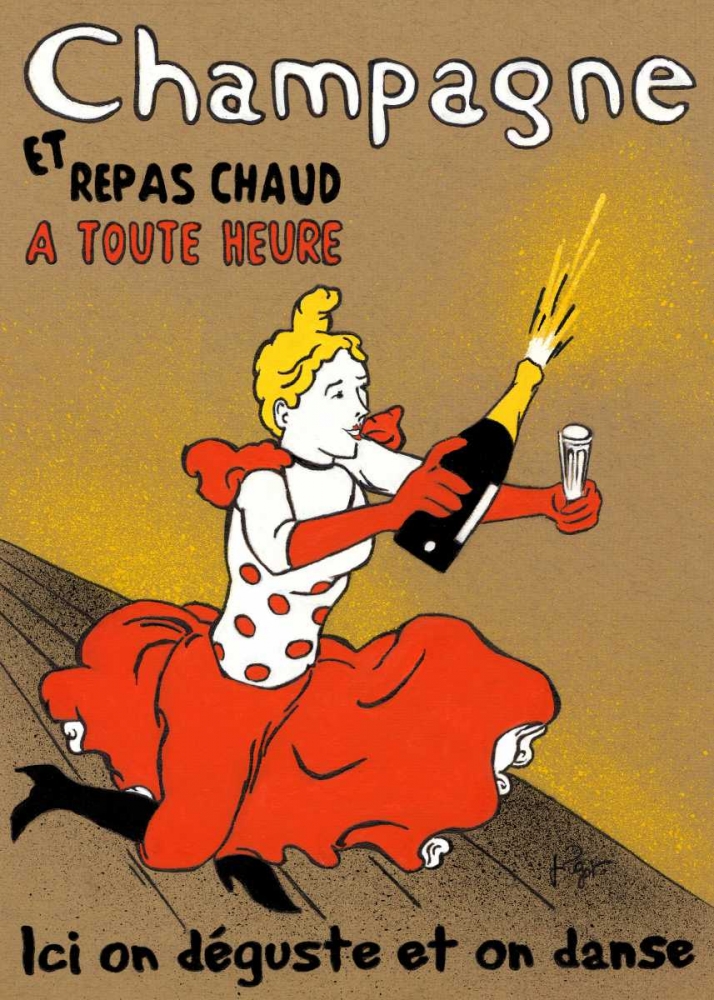 Hommage a Lautrec art print by Jean Pierre Got for $57.95 CAD