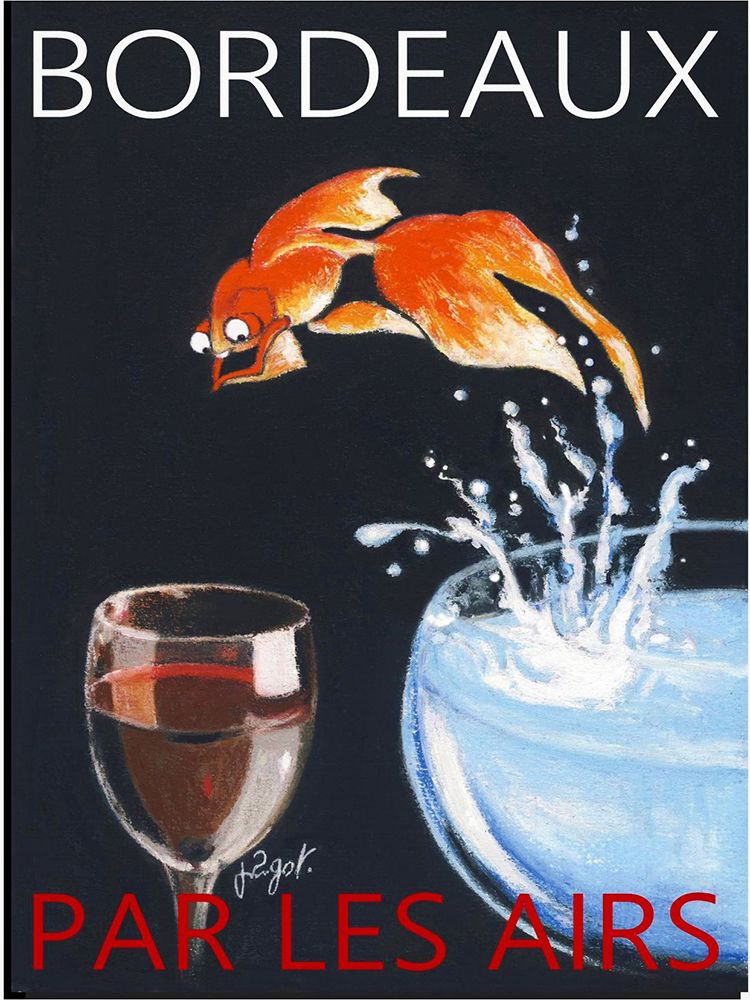 Bordeaux par les airs art print by Jean Pierre Got for $57.95 CAD