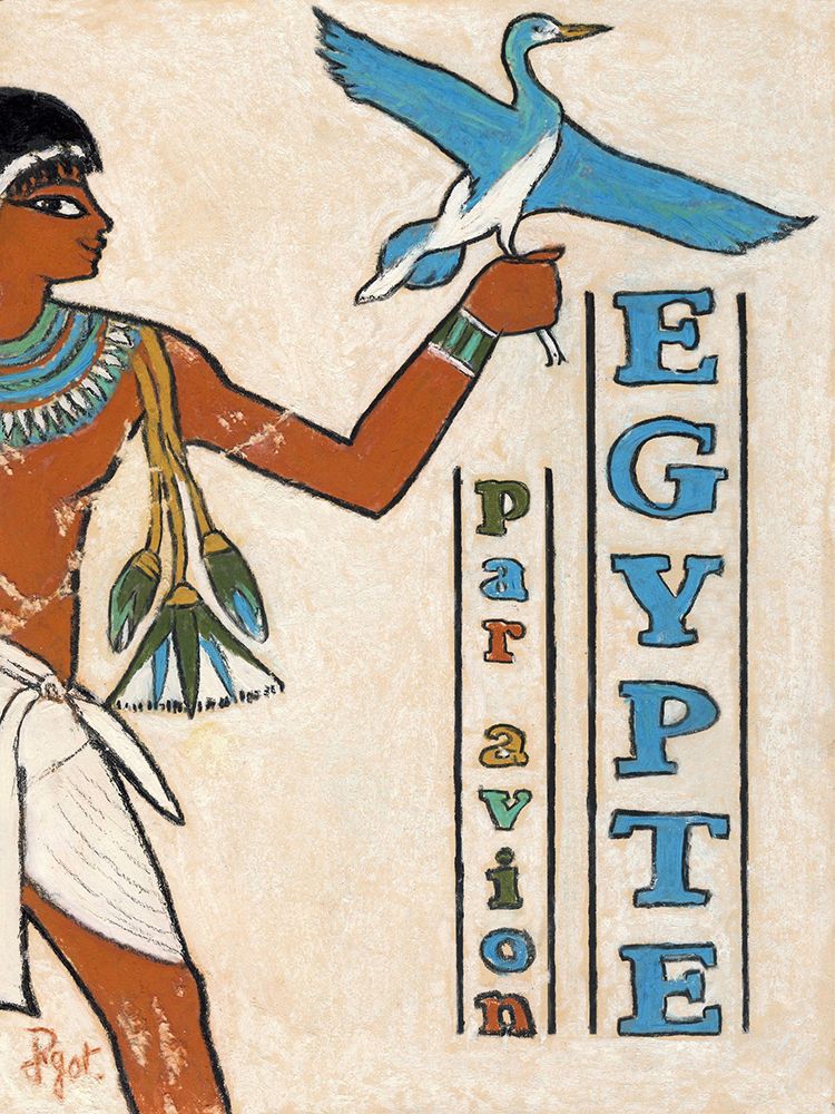 Egypte par avion art print by Jean Pierre Got for $57.95 CAD