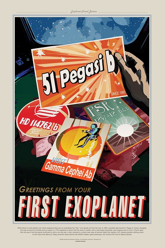 First Exoplanet art print by JPL for $57.95 CAD