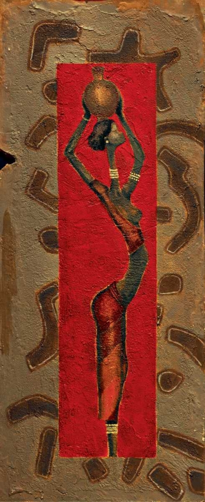 African Lady I art print by Kamba for $57.95 CAD